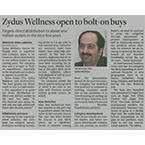 Zydus Wellness, known for brands such as SugarFree and Complan, plans to increase its direct distribution to one million outlets in the coming years.