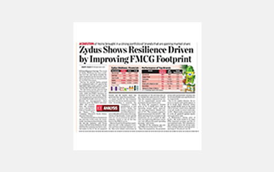 Zydus shows resilience driven by improving FMCG footprint